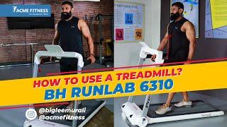 How To Use A Treadmill for fat loss and health - RUNLAB BH 6310 | BIGLEE