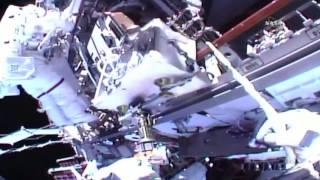 Nasa's Whitson and Fischer mark 200th spacewalk for ISS