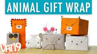 Adorable Animal Gift Wrap