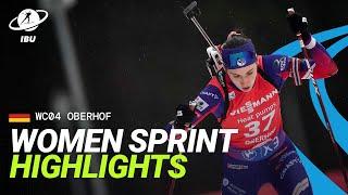 World Cup 24/25 Oberhof: Women Sprint Highlights