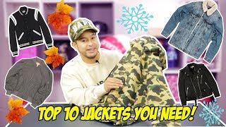 2017 TOP 10 JACKETS FOR FALL & WINTER!