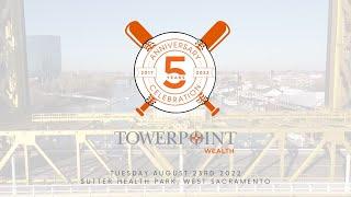 Towerpoint Wealth's 5 Year Anniversary Picnic at Sutter Health Park Home of The Sacramento Rivercats