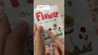 Flower blind bag  #asmr #asmrunboxing #diy ##blindbag #papercraft #squishmallow #flower