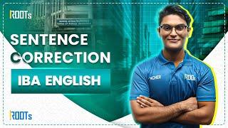 Sentence Correction | IBA BBA MBA BUP