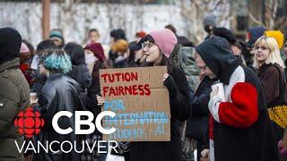 Emily Carr University students stage walkout over tuition hike