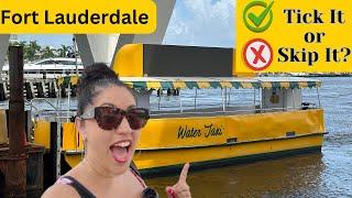 Is Fort Lauderdale Water Taxi REALLY Worth the Hype?