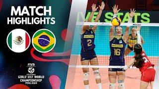 MEXICO  BRASIL [4K]  | Highlights | Girls' U17 World Championship 2024