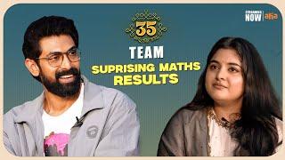 35 Movie Cast Maths Score ??? | 35 Movie Team Fun Interview Reveals All |Streaming Now on ahavideoIN