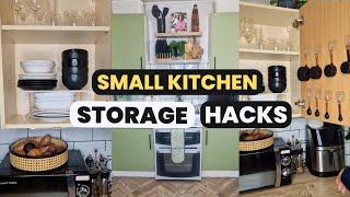 SMALL KITCHEN STORAGE HACKS | KITCHEN ORGANISATION SOLUTIONS