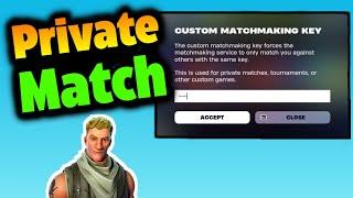  How To Play Private Match in Fortnite - 2024 Tutorial