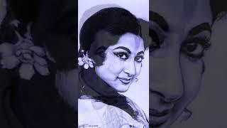 PORTRAITS OF DHARMENDRA JI, & MALA SINHA JI SKETCHED BY ME  - @SATYA PRAKASH