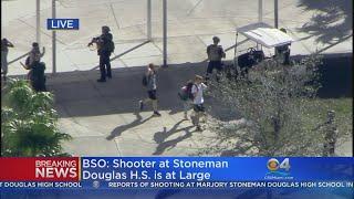 Digital Update: Carey Codd on scene at Marjory Stoneman H.S., Shooter still at large