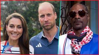 Kate Middleton GLOWS w/ Prince William & Snoop Dogg In SURPRISE Olympics Video