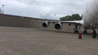 Boeing 747-400f engine 3 high power testrun