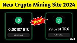  New Crypto Mining Website 2024 |  Free Cloud Mining Sites 2024 |  Btc Free Mining App 2024