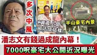 多次中風！74歲TVB潘志文近况曝光！7000呎豪宅大公開！成龍郭富城「都無住咁貴」發達內幕！資產上億隱居生活卻過成這樣..... #潘志文#娛記太太
