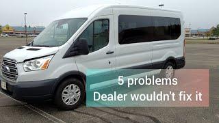 2015-2022 Ford Transit review, 5 major problems, Ford will not. Ford Transit 15 passenger review