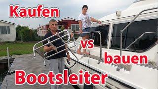 Tip - How To - Buying a boat ladder vs building it yourself - How do I get on the boat?