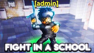 I Became a COP in Roblox Fight In A School