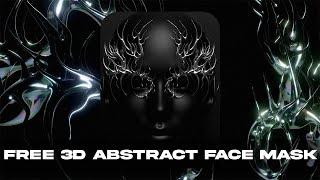 FREEBIE: 3D ABSTRACT FACE MASK (DIGITAL JEWERLY)