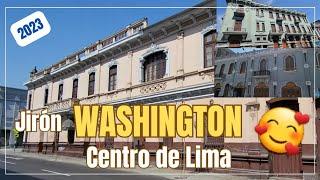 Jirón Washington en el Centro de Lima 4K