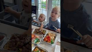 Another delicious lunch today  Sushi , sashimi and hibachi steak  … #happy #funny #family