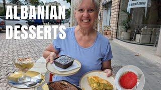 ALBANIAN DESSERT TOUR - We Tried Traditional Albanian Desserts and Loved them! 