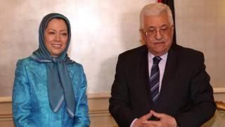 MARYAM RAJAVI, MEETS PRESIDENT MAHMOUD ABBAS - July 30, 2016