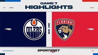 Stanley Cup Final Game 7 Highlights | Oilers vs. Panthers - June 24, 2024