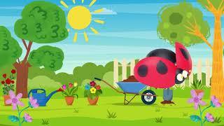 Ladybug Song | Animal bug song for Kids | Kiwi Kids Media