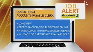 Robert Half in Longview needs an Accounts Payable Clerk