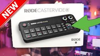 Rode ALL in ONE Video Switcher and Audio Mixer SOLUTION. RodeCaster Video