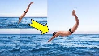 Change body pose In Photoshop || Hamza Mehrana