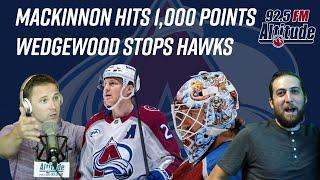 MacKinnon 1,000 points, Wedgie Shutout Cap Perfect Homestand