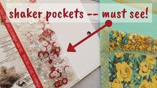 Shaker Pockets Tutorial.  New and FUN!