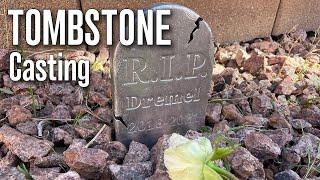 Making A Tombstone For My Dremel - Aluminum Gravestone Casting