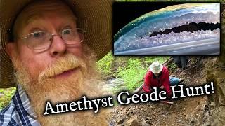 Amethyst Geode Hunting! Beautiful Crystals!