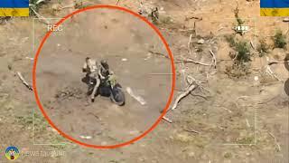 Drunk Russian Soldiers Hilarious Motorcycle Evacuation Caught on Camera! Пьяные орки