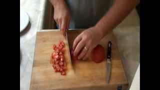 How to Dice a Tomato - NoRecipeRequired.com