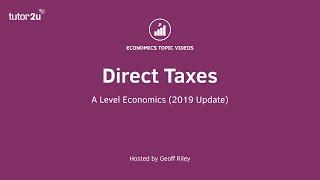 Direct Taxes