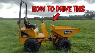 How to drive a mini dumper - Thwaites 1 ton