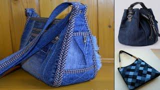 Beautiful and Stylish Designer Denim Bags Designs For Girls 2021| Ladies Purse