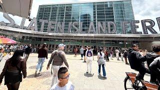 New York City: Staten Island Ferry | Financial District Saturday  Live @thanandasworld