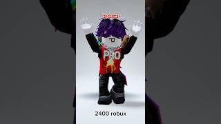 My Roblox avatar evolution 2020-2023