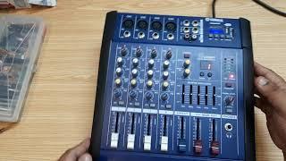 Powered Mixer 4 Channels Unboxing | Mux Sound