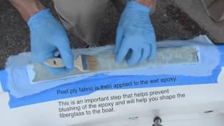 Optimist Dinghy Sailboat - Fast and Easy  Fiberglass Repair