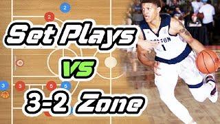 EASY Set Basketball Plays vs 3-2 Zone Defense