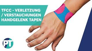 TFCC Verletzung - Verstauchungen Handgelenk » Tape Anleitung » PhysioTape