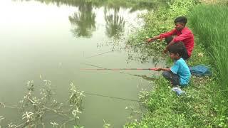 Hook Fishing ~ Traditional Hook Fishing  Village Daily Life (Part-435)