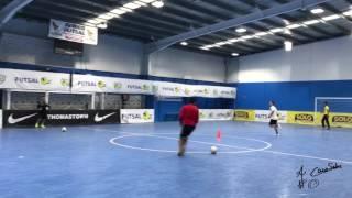 Futsal shooting drill for 3 players